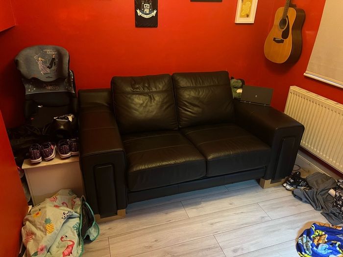 leather sofa