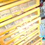 Beautiful Rare Old MEZ Progress Advertising Cabinet with Numbered Drawers 1 to 10 with Contents Image 5