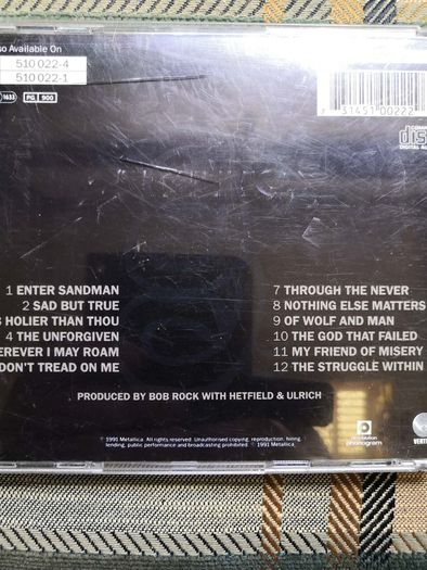 Metallica (Black Album) CD