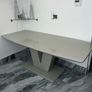 Brand-New Extendable Light Grey Dining Table Image 2
