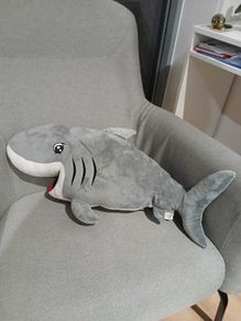 Large Shark Plush Soft Toy: Excellent Condition