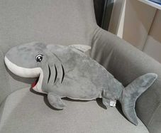 Large Shark Plush Soft Toy: Excellent Condition