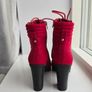 Guess Red Suede Boots Image 2