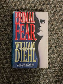 William Diehl Primal Fear Horror Book