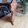 Lamp - timber with moving lathes for you to shape to your liking Image 2