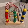 Ikea mula wooden bead Rollercoaster toddler toy Image 4