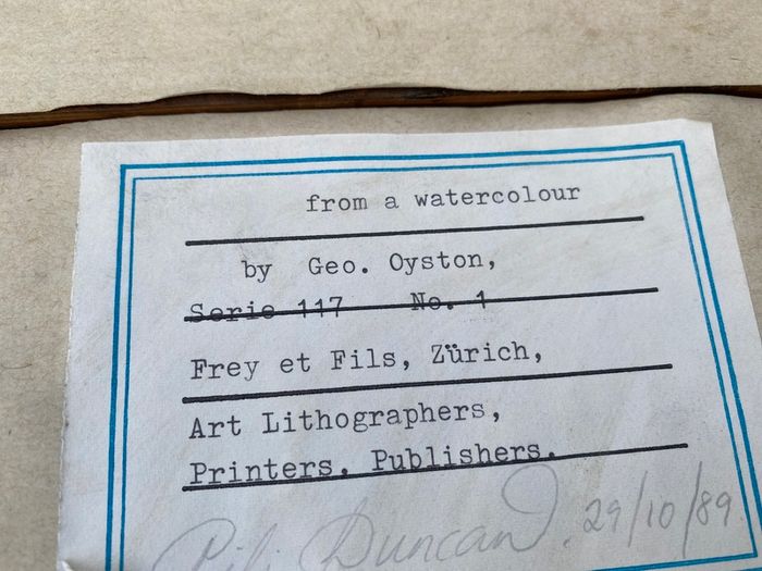 Print by George Oyston
