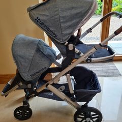 Uppababy double pram