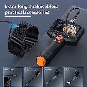 Daxiongmao BorescCamera with Light, IP67 Waterproof Endoscope, 1080P HD Inspection Camera, Borescope Camera with Light, 16.5ft Flexible Endoscope Camera