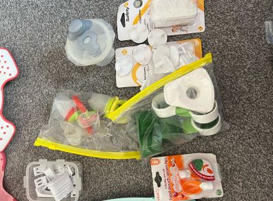 A large bundle of Clevamama products ,  pocket inserts , corner cushions ,