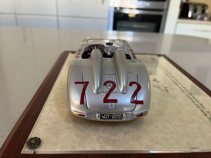 Mercedes 300 SLR Signed by Stirling Moss COA 1/18 Rare