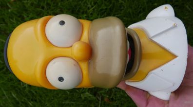 Vintage Rare Homer Shower Radio, Simpsons Radio,Homer Simpson plastic figure - wall mountable (not tested)