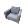 Blue and Orange Armchair Image 2
