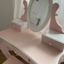 Kids vanity table with a stool Image 2