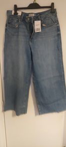 next wide leg cropped jeans new size 14