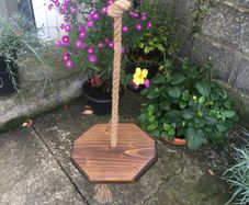 Kids swing, wooden indoor swing, handmade tree swing, children gift idea
