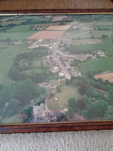 Framed Aerial Photograph of Ballyhooley Village Co. Cork for Sale