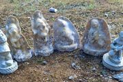 4 garden gnome moulds