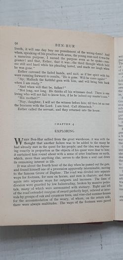 Vintage Book : Ben Hur by Lew Wallace - Regent Classic- Hardback circa 1955