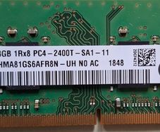 Sk Hynix 8gb Ddr4 1rx8 Pc4-2400t-sa1 Laptop So-dimm Ram