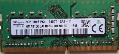 Sk Hynix 8gb Ddr4 1rx8 Pc4-2400t-sa1 Laptop So-dimm Ram