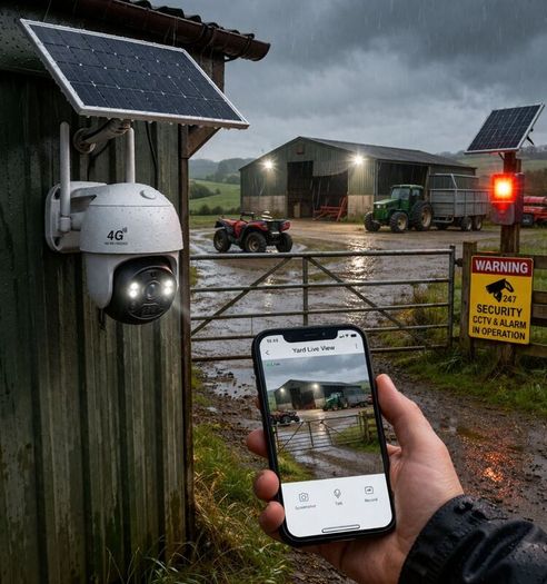 Farm CCTV & Security Installed No WiFi No Power