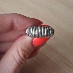 Safira silver ring size N