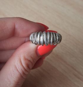 Safira silver ring size N