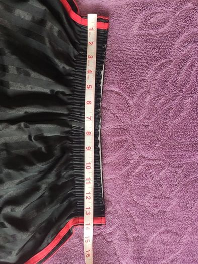 RARE  Vintage O'Neills Mourne Shadow Stripe Shorts  Black/Red
