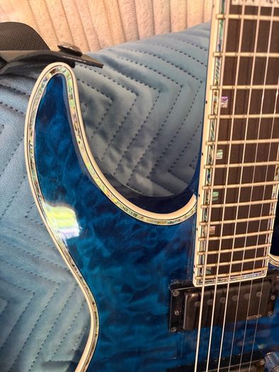 Esp Ltd Mh1000nt - Black Ocean (emg / Gotoh Upgrades)