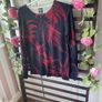 jumper 100% cashmere jumper navy and red size medium Irish design kdk Image 3