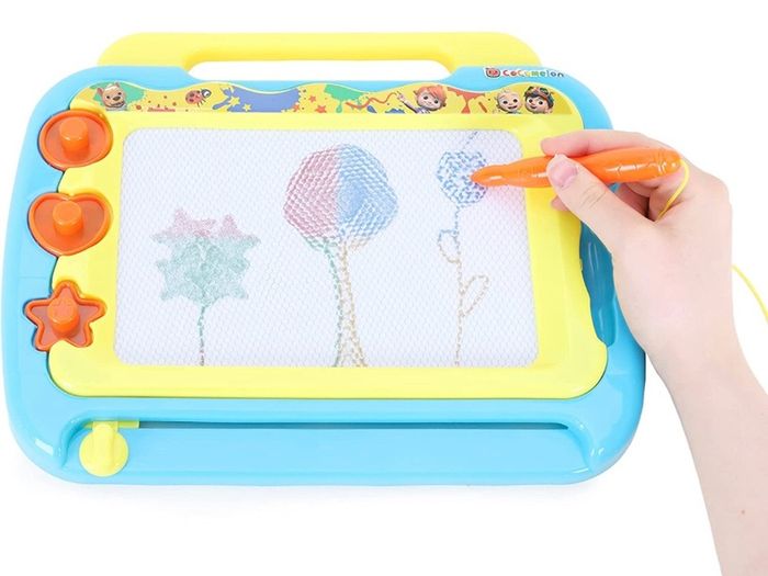 Magnetic Drawing Board With Stamps - Creative Toddler Toys - Suitable For 3 Years +