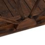 NEW SALE | Garden Bridge with Half-wheel 99x50x38 cm Solid Wood Fir Image 4