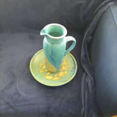 Marianne Klopp Pottery Pitcher and Bowl