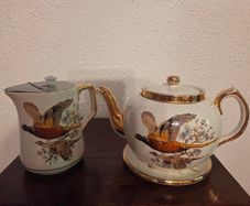 Carrigaline China Early Vintage Teapot, Stand & Hot Water Jug Set