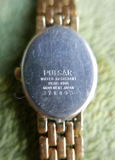 Vintage Pulsar Watch Gold Tone Bracelet , works well