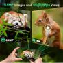 MAXDONE Solar WiFi Wildlife Camera 4K 64MP with Night Vision Motion Activated Image 6