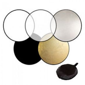 60cm 5-in-1 Collapsible Reflector Disc with Carry Bag - 4513