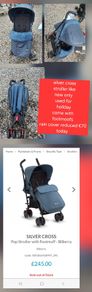 silver cross stroller