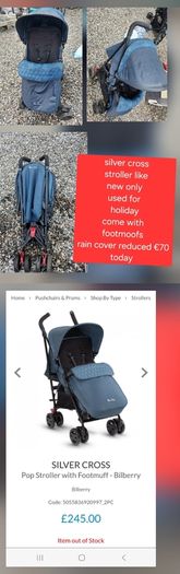 silver cross stroller