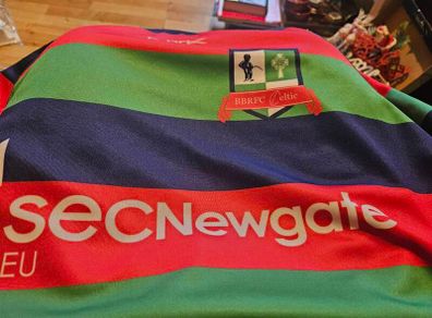 BBRFC Celtic Rugby Jersey from O'Driscolls visit