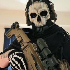 Ghost Mask, Skull Masks, Scary Ghost Face Mask for Halloween Cosplay, Video Game Events and Horror Themed Parties, One Size Fits Most Adults