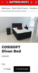 4 ft Divan bed
