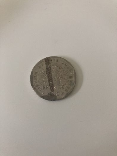 French 2 pound 1980