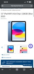 Apple iPad (A16) WiFi 128GB Blue