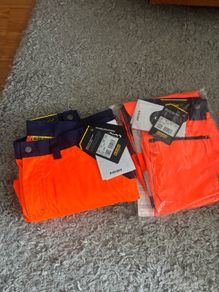 2x NEW Blaklader 1566 High Vis Trousers