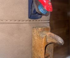 Vintage Woodworking Hand Plane Bundle (Metal Pocket Plane & Wooden Horn Plane)