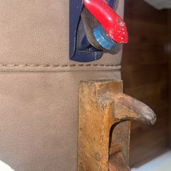 Vintage Woodworking Hand Plane Bundle (Metal Pocket Plane & Wooden Horn Plane)