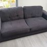 Navy 8ft harvey Norman sofa Image 7