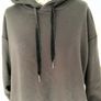dress black hooded sweatshirt size small oversized fit up to size 14 Image 3